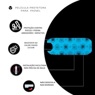 Película Protetora Painel Honda CG 125 Titan Fan Start 2025 - Antirrisco e Antiembaçante - imagem 3