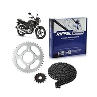 Kit Relação Completo Riffel Titanium para Yamaha YBR 125 (03-08) e Factor (03-16) - Durabilidade e Performance - imagem 2