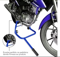 Cavalete Central Estribo Universal Aço Carbono Preto - Compatível 125/150/160cc - imagem 4