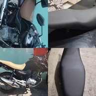 Capa de Banco Moto Fan 125/150/Titan 150/160 - Preto Resistente e Confortável - imagem 4