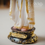 Imagem Nossa Senhora Rosa Mística 12,5cm em Resina - Decoração e Fé - imagem 4