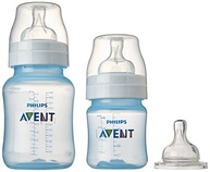 Mamadeiras Anti-Cólica AVENT 125ml + 260ml com Bico Extra - Azul e Multi-colorido - imagem 2