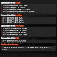 Injetores de Combustível 2.0L Turbo para Buick, Cadillac, Chevrolet e GMC | Peça de Reposição 12662571 - imagem 3