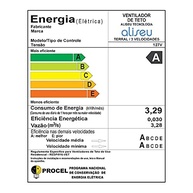 Ventilador de Teto Aliseu Terral com Controle de Parede 127V – Silencioso, Eficiente e Moderno - imagem 5