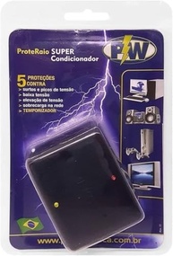 Protetor PW com Temporizador 10A 127V Branco - Proteção Total contra Raios e Quedas de Energia - imagem 2