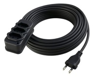 Extensão Elétrica Profissional 20m Cabo PP 2,5mm Reforçado - 3 Tomadas 10A 127V/220V NBR 14136 - imagem 2