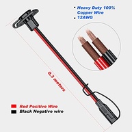 Kewig Chicote Conector Rápido SAE 12AWG 1m - Extensão Plugue Macho para Soquete Fêmea [2 Unidades] - imagem 3
