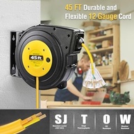 Extensor Retrátil Suraielec 12AWG: 45FT de Potência e Segurança para Seu Espaço - imagem 4
