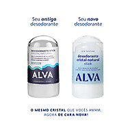 Desodorante Cristal Stick Vegano 60g Alva – O Natural que Dura 12h - imagem 2