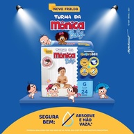 Fralda Turma da Mônica Jumbo G: Proteção 12h! - imagem 2