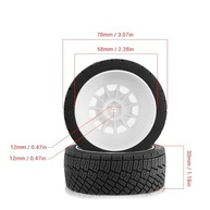 RiToEasysports: 4 Pneus RC Anti-Derrapantes para Carros de Brinquedo (12mm) - imagem 4
