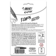 Caneta BIC Fashion: 10 Cores Vibrantes 1.2mm - imagem 2