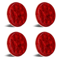 Luz Traseira LED 10cm Vermelha 12V - Segurança e Durabilidade para seu Veículo - imagem 1