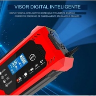 Carregador de Bateria Inteligente 12V Bivolt com Display LCD - Carro, Moto e Caminhão - imagem 4