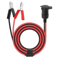 Tomada Universal Isqueiro 12V com Cabo 1.5m e Clipes Jacaré - Energia Confiável no Seu Veículo - imagem 1