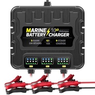 Carregador de Bateria Marítimo Inteligente 3 Bancos 12V 30A - À Prova d'Água e Dessulfador - imagem 2
