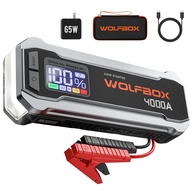 WOLFBOX 4000A: Booster de Bateria Portátil 12V com Carregador Rápido 65W e Tela LED - imagem 1