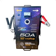 Carregador de Bateria 50A 12V Feron Bivolt: Partida Auxiliar e Amperímetro Integrado - imagem 2