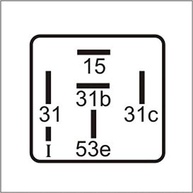 Rele Limpador Para-Brisa DNI 0331 - 12V 6 Terminais para GM/Opel/Vauxhall - imagem 3