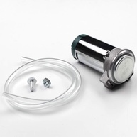 Bomba de Ar 12V/24V para Buzina de Ar - Caminhões e Motos | Chicote com Relé - imagem 1