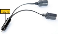 Adaptador Tomada Veicular 12V/24V CC: Duas Portas Isqueiro e Carregamento Rápido - imagem 2