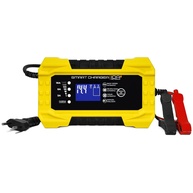 Carregador de Bateria Automotivo Smart Charger 10A Digital | 12V/24V com Voltímetro e Indicador de Carga - imagem 1
