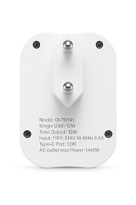 Adaptador de Tomada Universal 3 USB-C 12W 10A: Carregue Tudo em Qualquer Lugar! - imagem 5