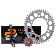 Kit Corrente e Roda Dentada Aço Endurecido 428C para Honda CRF100F (04-13) e XR100R (90-03) - imagem 1