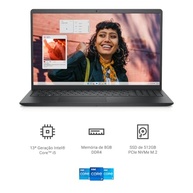 Notebook Dell Inspiron I15-I1300-U30P 15.6" Full HD 13ª Gen Intel Core i5 8GB 512GB SSD Linux Preto Carbono - imagem 2
