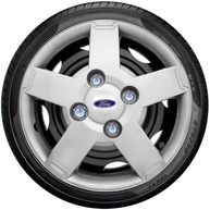Jogo de Calotas Aro 13 Prata para Ford Ka, Fiesta e Escort (1993-1998) - Emblema Elegante - imagem 4
