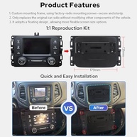 Central Multimídia Joying 11.6" Android 13 para Jeep Compass (2017-2020) com CarPlay & GPS - imagem 5