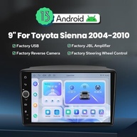 Rádio Automotivo JOYING Android 13 para Toyota Sienna 2004-2010: Tela IPS 9" com Carplay, Android Auto e 4G - imagem 3