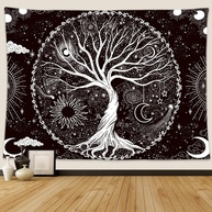 Tapeçaria Tree of Life - Decoração Espacial Psicodélica para Parede 130x150cm - imagem 1
