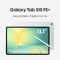 Samsung Tablet Galaxy Tab S10 FE+ WiFi, Prata, 128GB, 8GB, Tela 13.1" 90Hz, S Pen e Capa Inclusas - imagem 2