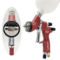 Kit Pistola HVLP 1,3/1,8mm com Copo 400ml e Adaptador - Pulverização Profissional para Tintas Automotivas e Acabamentos - imagem 4