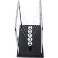 Escultura Decorativa Pêndulo de Newton 13,5 cm – Design Moderno com Movimento Relaxante para Mesa - imagem 3
