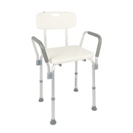 Banqueta de Banho com Encosto e Braço Dellamed D3 - Segurança e Conforto até 135kg - imagem 1