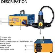 Reparador de Amassados Sem Pintura: Aquecedor de Indução Magnética PDR 1380W - imagem 4