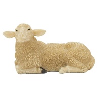 Enfeite de Presépio Animais 13cm em Resina - Burro, Boi e Ovelha para Decoração Natalina - imagem 2