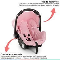 Bebê Conforto Galzerano Grid Rosa: Segurança e Estilo para seu Pequeno (0-13kg) - imagem 5