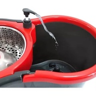 Mop Giratório Pró com Balde Duplo 13L Inox - Limpeza Prática e Eficaz para Sua Casa - imagem 4