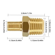 Kit 4 Conectores Inflador Pneu 1/4 NPT Macho para Schrader - Compressor Ar - imagem 3