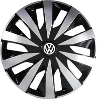 Jogo 4 Calotas Esportivas SEVEN Aro 14 Preto/Prata para VW Gol, Fox, Voyage e Mais - imagem 3
