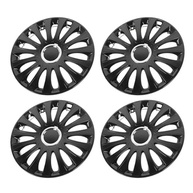 Acouto 14 Polish Look de Proteção Completa Ajuste Universal Snap No Aro de Roda R14 Capas Cubos, Criados de Abdominais Premium, Dimensionados para Qualquer Roda de 14 Polegadas, Não - imagem 2