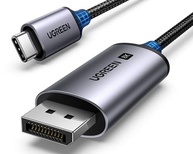 UGREEN Cabo USB C para DisplayPort 1.4 8K a 60 Hz 4K a 240 Hz Thunderbolt 4/3 para cabo DisplayPort USB C para DP 1.4 32,4 Gbps trançado compatível com iPhone 15, MacBook Pro/Air, iPad, Mac M - imagem 2