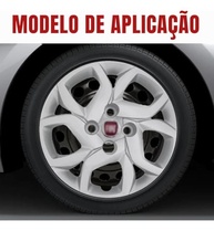 Jogo de Calotas Esportivas Fiat Mobi e Uno Way Aro 14 - Design Moderno e Acabamento Premium Vermelho - imagem 5