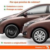 Kit 4 Calotas Aro 14 Hb20 Hb20S 2016 Prata Cubo Baixo Grid - Design Moderno e Proteção - imagem 3
