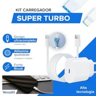 Kit Carregador Turbo Premium® USB-C: Carga Rápida e Segura para iPhone X ao 14 - imagem 5