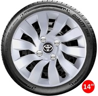 Jogo 4 Calotas Esportivas Street Prata Aro 14 - TOYO para Etios, Yaris e Corolla - imagem 5