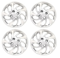 Kit 4 Calotas Prata Aro 14 para Uno Attractive 2015/2016 - Design Moderno e Proteção - imagem 1